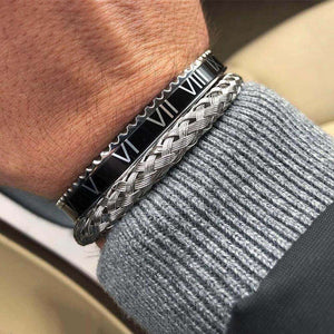 ROMAN SPEED BRACELET - BLACK